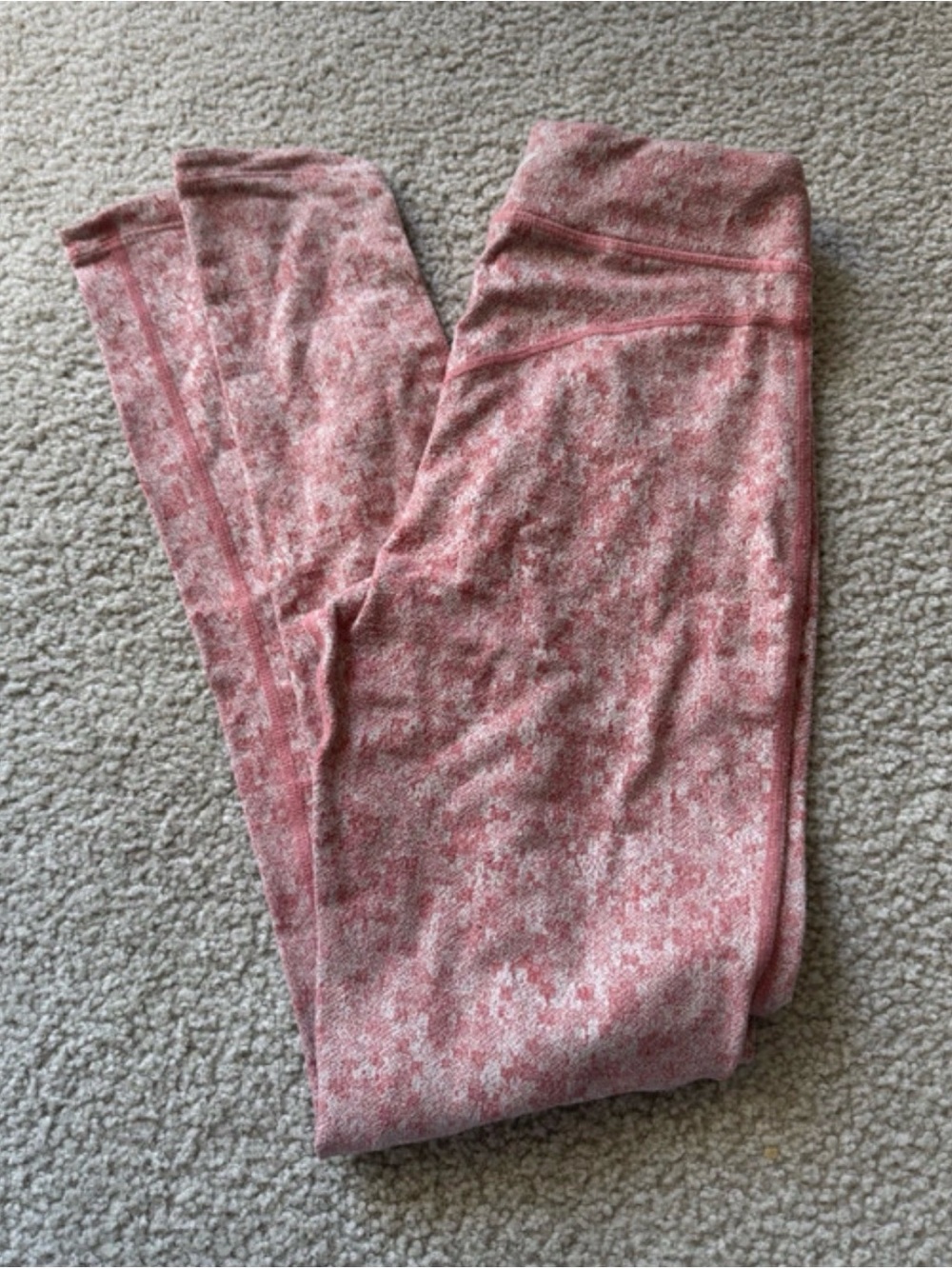 Gymshark Heathered Rose Pink Leggings